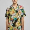 URBAN CLASSICS Aop Resort - Overhemd - Toucans