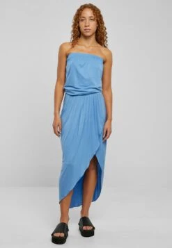 URBAN CLASSICS Bandeau- Maxi-Jurk - Horizonblue