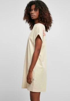 URBAN CLASSICS Ladies Rainbow Tee Dress - Jerseyjurk - Softseagrass -Urban Classics 810759eec2ca426c840d4fa86c20a562