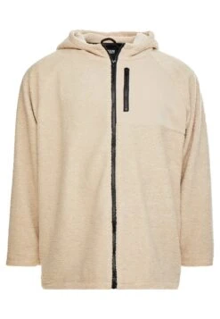 URBAN CLASSICS Hooded Zip Jacket - Lichte Jas - Darksand -Urban Classics 810a0677a5f749718acf5526d16c1259