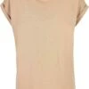 URBAN CLASSICS Extended Shoulder - T-Shirt Basic - Unionbeige