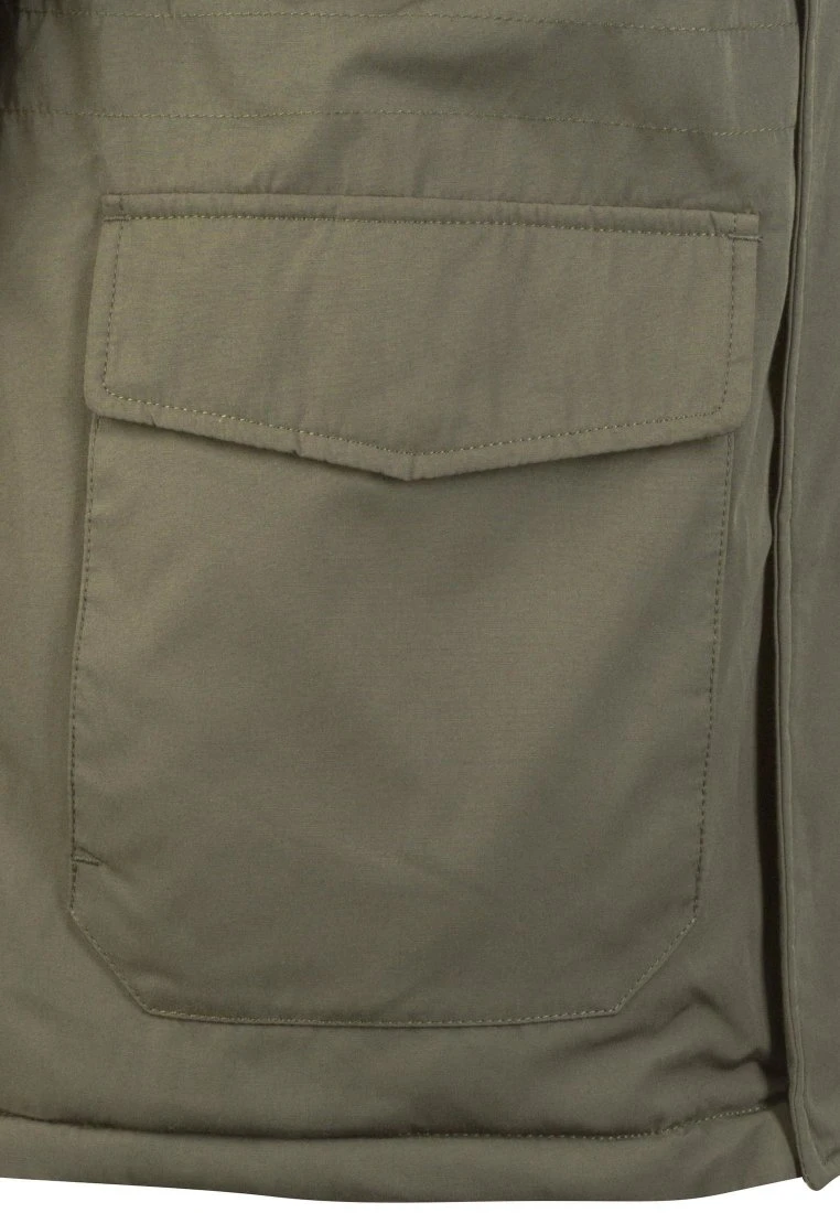 URBAN CLASSICS Fake Fur Hooded - Winterjas - Darkolive 6 URBAN CLASSICS Fake Fur Hooded - Winterjas - Darkolive - Afbeelding 4