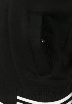 URBAN CLASSICS Sweater Met Rits - Black/White -Urban Classics 8206af40ce9a4959b0ef75e65ab58011