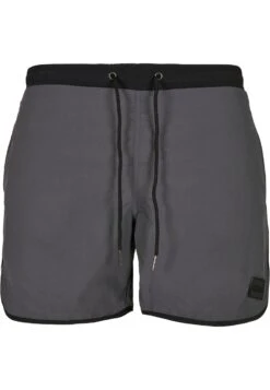 URBAN CLASSICS Retro - Zwemshorts - Black Darkshadow