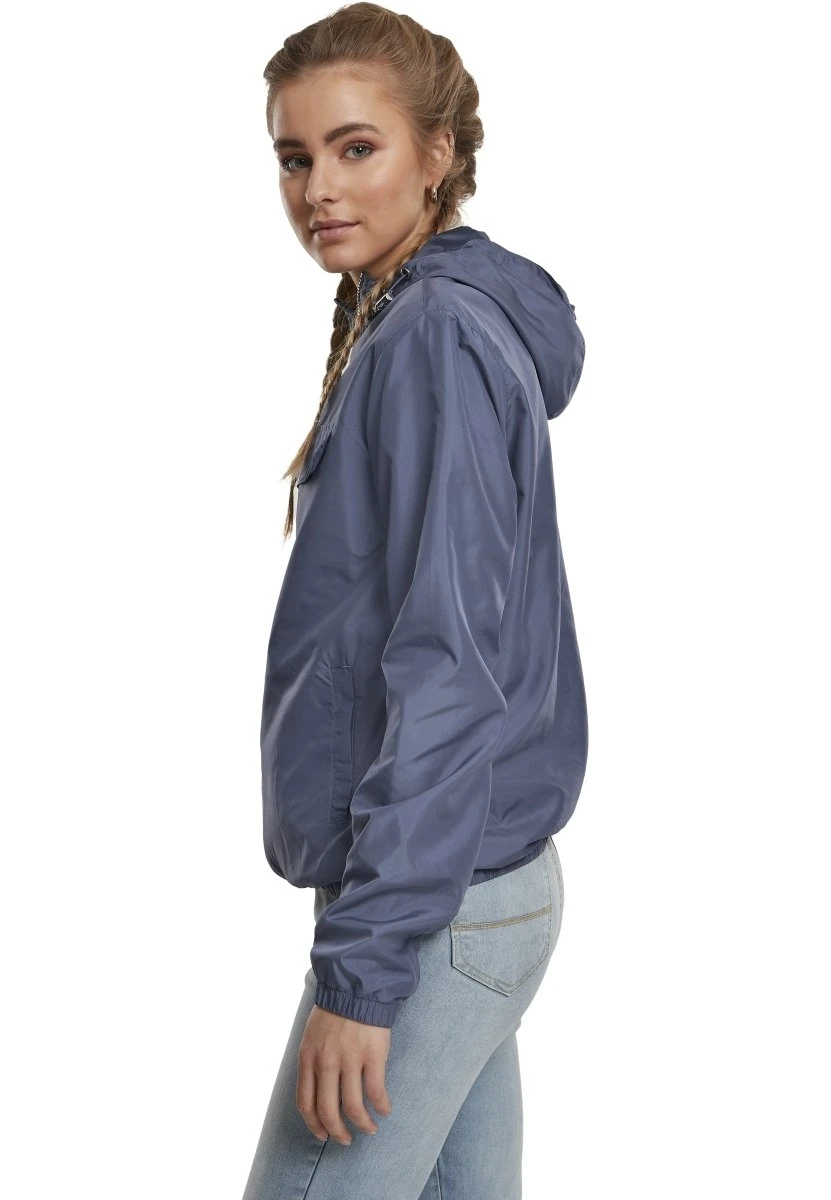 URBAN CLASSICS Basic- Windjack - Vintageblue 6 URBAN CLASSICS Basic- Windjack - Vintageblue - Afbeelding 4