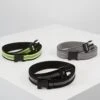 URBAN CLASSICS Reflective Belt 3 Pack - Riem - Black/Silver/Neonyellow/Grey