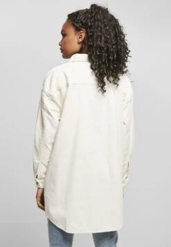 URBAN CLASSICS Ladies Long Corduroy Overshirt - Overhemdblouse - Whitesand -Urban Classics 85a13516d1494feabb616732bd8f6e72