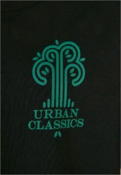 URBAN CLASSICS Logo Tee - T-Shirt Print - Black -Urban Classics 8631013af62d42c9940bd7b63c80b2f9