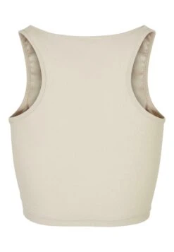 URBAN CLASSICS Ladies Cropped Rib Top - Top - Softseagrass 15 URBAN CLASSICS Ladies Cropped Rib Top - Top - Softseagrass -Urban Classics 864659450e224160b5ff084e53e1e115