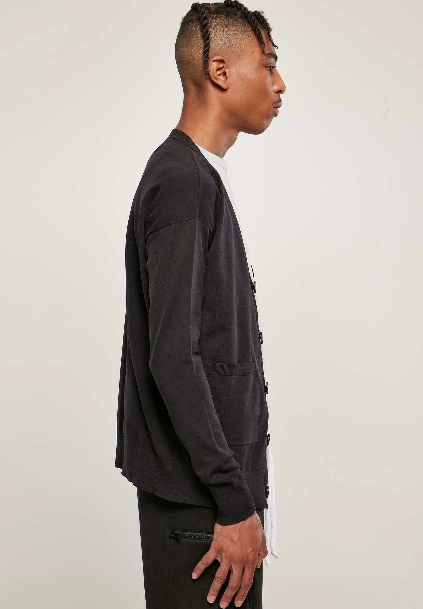 URBAN CLASSICS Fine - Vest - Black 7 URBAN CLASSICS Fine - Vest - Black - Afbeelding 5