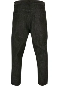 URBAN CLASSICS Cropped Tapered- Jeans Tapered Fit - Realblack Washed -Urban Classics 899ff85ab3d44ebeb5b1ad9ae2e3a043