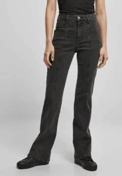 URBAN CLASSICS Straight Leg Jeans - Blackwashed