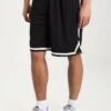 URBAN CLASSICS Shorts - Black/Black/White