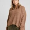 Ladies Wide Oversize - Trui - Taupe