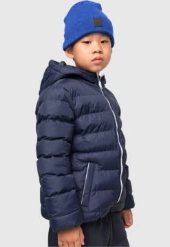 URBAN CLASSICS Basic Bubble- Winterjas - Navy White Navy -Urban Classics 92f5ceef2c0b4652864fe899fecc0e62