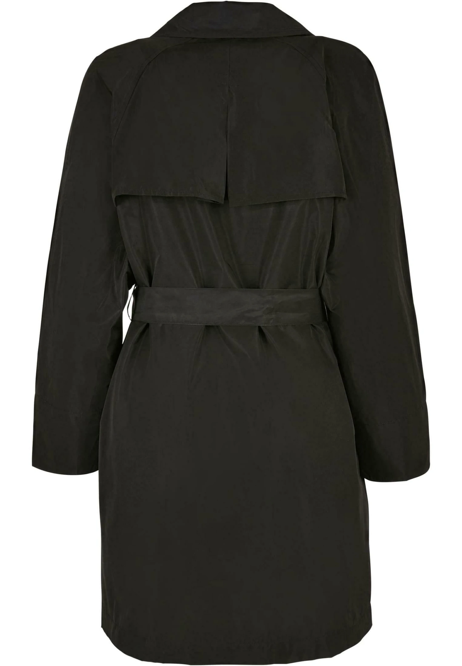 URBAN CLASSICS Crinkle Minimal - Trenchcoat - Black 8 URBAN CLASSICS Crinkle Minimal - Trenchcoat - Black - Afbeelding 6