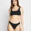 URBAN CLASSICS Ladies Tanktop Crincle Set - Bikini - Black