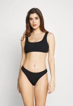 URBAN CLASSICS Ladies Tanktop Crincle Set - Bikini - Black