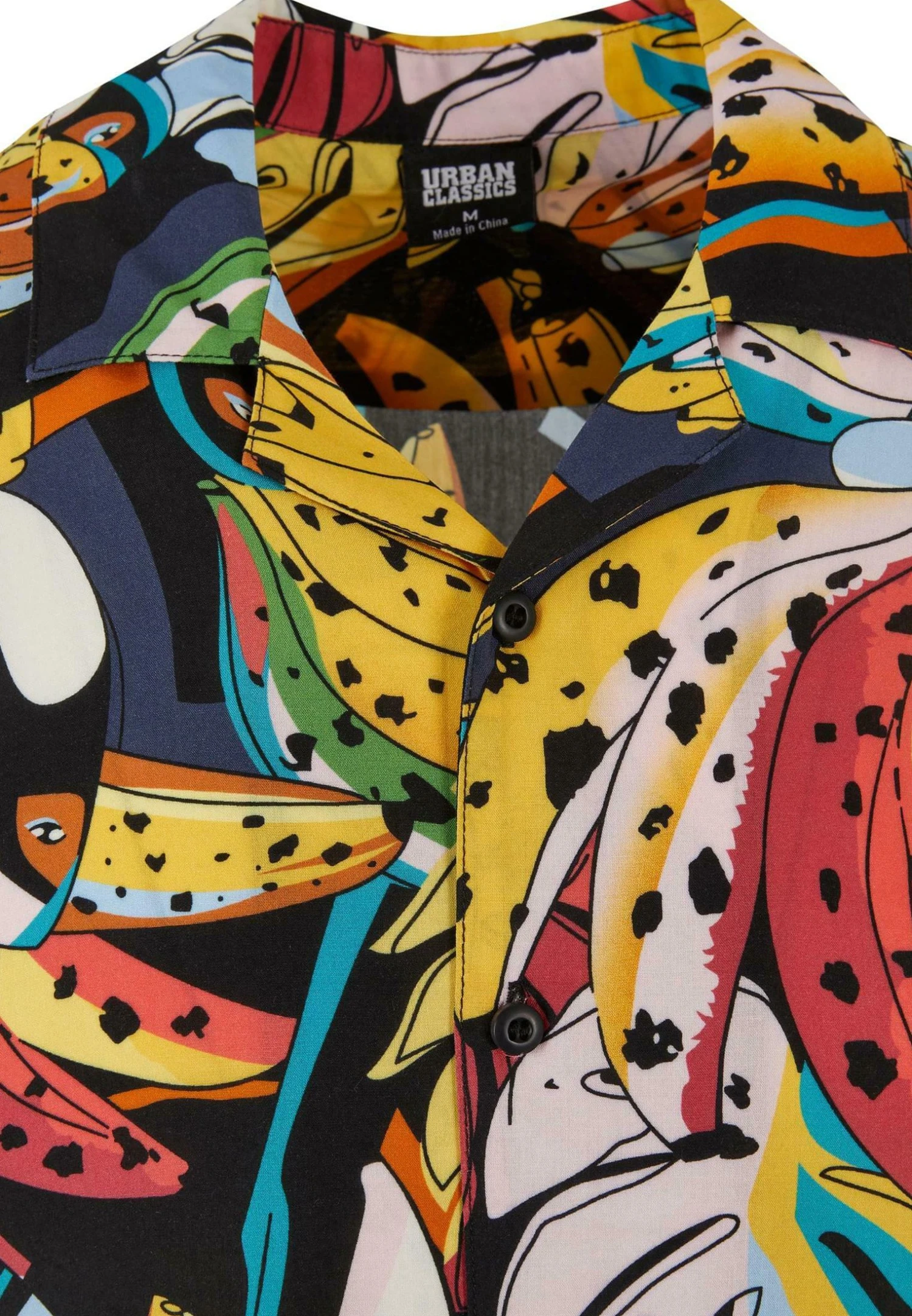 URBAN CLASSICS Aop Resort - Overhemd - Toucans 10 URBAN CLASSICS Aop Resort - Overhemd - Toucans - Afbeelding 8