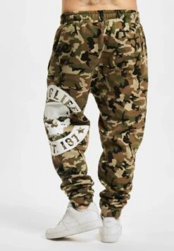 URBAN CLASSICS Thug Life Bcamo - Trainingsbroek - Camouflage -Urban Classics 953b62c9a74e41208204622f881f2107
