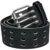 URBAN CLASSICS Tripple Thorn Buckle B - Riem - Black -Urban Classics 96a8ee397eb34f839768d7f7ff84277f