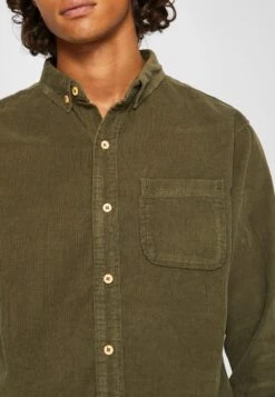 URBAN CLASSICS Corduroy Shirt - Overhemd - Olive -Urban Classics 978c6575a7a746b89ed8b68f5626a4ed