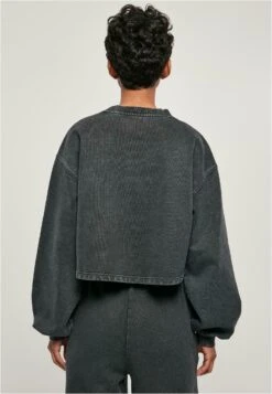 URBAN CLASSICS Cropped Small- Sweater - Black -Urban Classics 98a81302a5054b25b0638152dbdae6ec