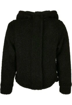 URBAN CLASSICS Kinder Sherpa- Fleecejas - Black