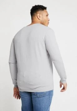 URBAN CLASSICS Longsleeve - Trui - Heather Grey -Urban Classics 9a95ea64db634e3790302c1fc328e4af