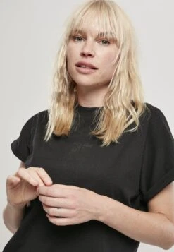 URBAN CLASSICS Jerseyjurk - Black/Black -Urban Classics 9b30d40d0d0c4468be62a74313e22085