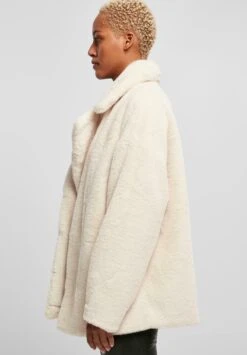 URBAN CLASSICS Lapel Teddy - Fleecejas - Whitesand -Urban Classics 9d0373224297492fb89ce7c368e9ec1d