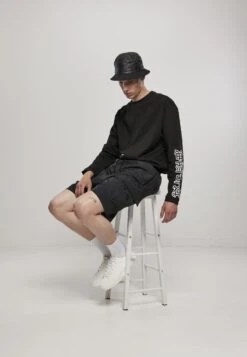 URBAN CLASSICS Nylon Cargo Shorts - Shorts - Black -Urban Classics 9dab760bc03444a69a0657b8f28dd6d6