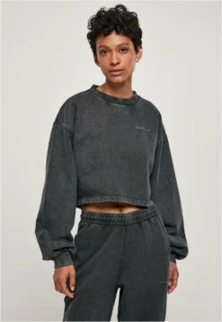 URBAN CLASSICS Cropped Small- Sweater - Black