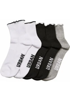 URBAN CLASSICS Small Edge4 Pack - Sokken - Multicolor