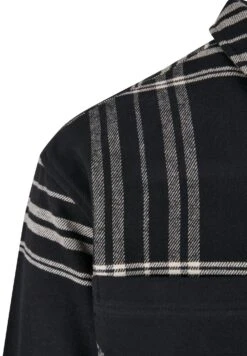 URBAN CLASSICS Long Oversized Checked Summit- Overhemd - Black -Urban Classics 9f6d23a7792a45068f16646a5ed18bab
