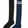 URBAN CLASSICS 2 Pack - Kniekousen - Black/Spaceblue -Urban Classics 9fc9c3377e064ae9b212347fcdbcd1c3