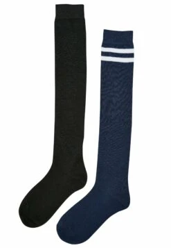 URBAN CLASSICS 2 Pack - Kniekousen - Black/Spaceblue