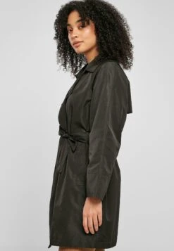 URBAN CLASSICS Crinkle Minimal - Trenchcoat - Black 13 URBAN CLASSICS Crinkle Minimal - Trenchcoat - Black -Urban Classics a072833cc0f7436aafef746d3f4181fe