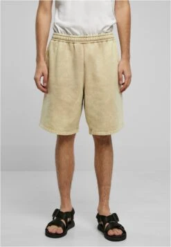 URBAN CLASSICS Heavy Washed- Shorts - Unionbeige
