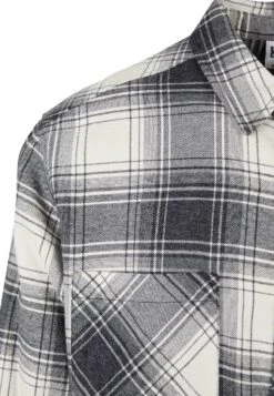 URBAN CLASSICS Mock Check - Overhemd - Whitesand Black 17 URBAN CLASSICS Mock Check - Overhemd - Whitesand Black -Urban Classics a148ab13e3df4d36ad9edce1e835d4d6