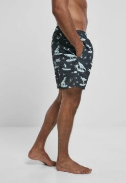 URBAN CLASSICS Pattern - Zwemshorts - Surfing T Rex Aop -Urban Classics a286ecef917e431a805df2be97206e94