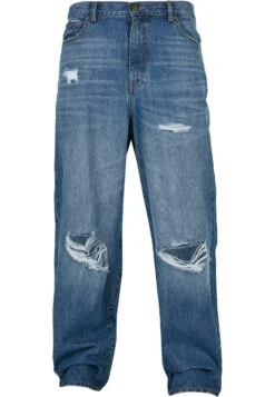 URBAN CLASSICS Distressed - Relaxed Fit Jeans - Mid Deepblue Destroyed Washed -Urban Classics a32a13352e744a45b7f689b2d24897e3