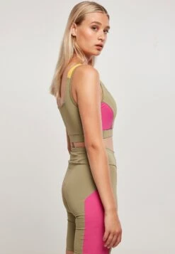 URBAN CLASSICS Bustier - Khaki Brightviolett Magimango -Urban Classics a488cd527272414a8f7c421787708fa5