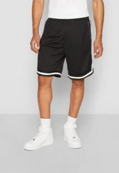 URBAN CLASSICS Premium Stripes - Shorts - Black