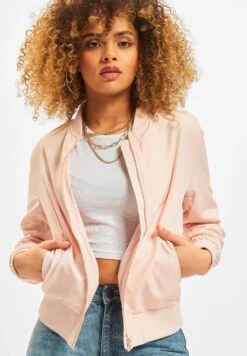 URBAN CLASSICS Bomberjacks - Light Pink -Urban Classics a80c5d0babd94df18657cdfde39e077e