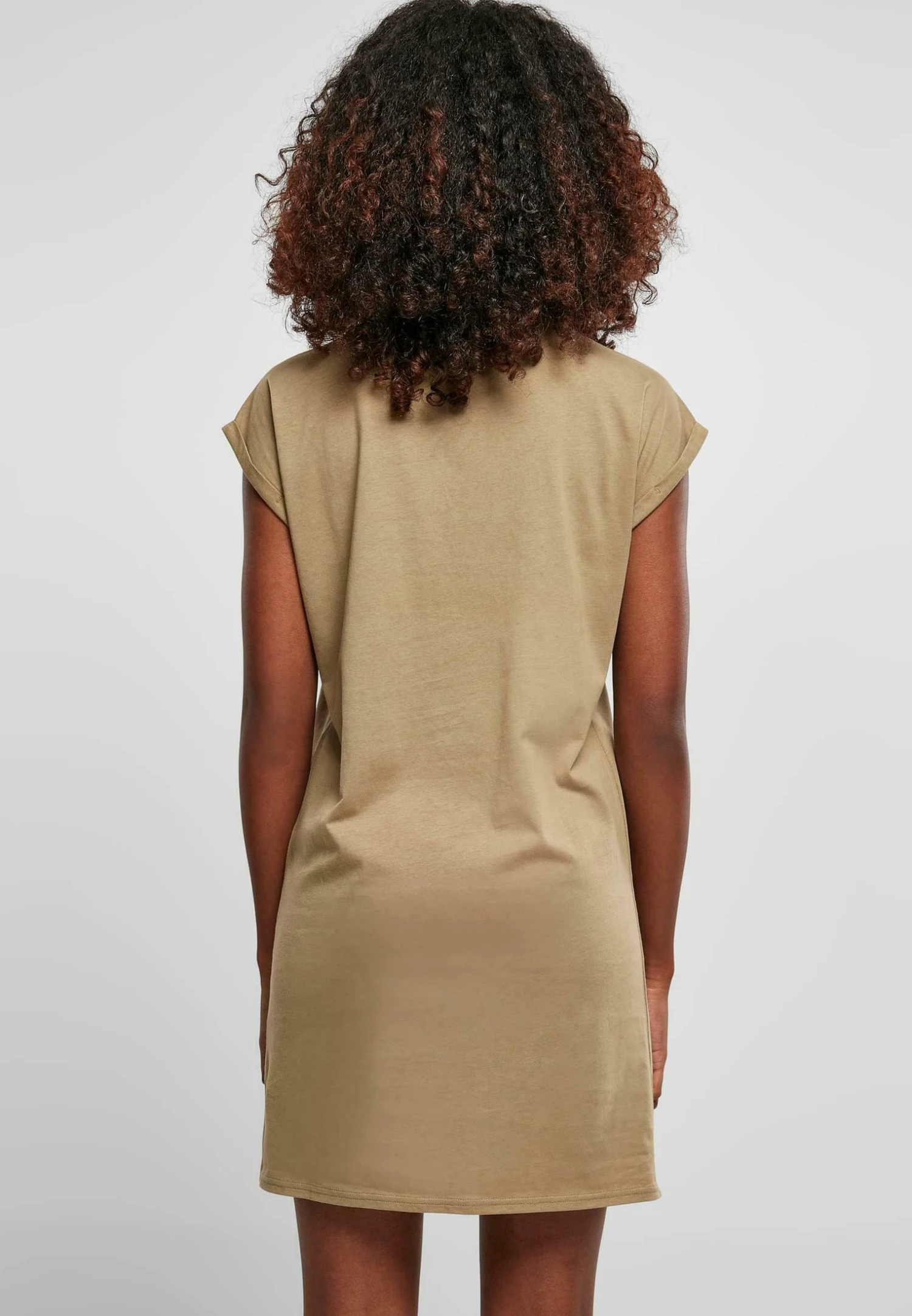 URBAN CLASSICS Turtle Extended Shoulder - Jerseyjurk - Khaki 5 URBAN CLASSICS Turtle Extended Shoulder - Jerseyjurk - Khaki - Afbeelding 3