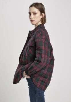 URBAN CLASSICS Overhemdblouse - Jasper/Bluepurple -Urban Classics aaab9f44e4e0406d83083243c3252433