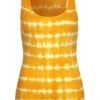 URBAN CLASSICS Ladies Batik Tanktop - Top - White/Orange -Urban Classics ac86558a21804f42a473582de660db9d