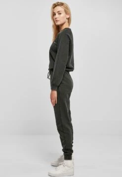 URBAN CLASSICS Long Sleeve Terry J - Jumpsuit - Black -Urban Classics acdc9e7bbce8497d945675a52ce3f08a