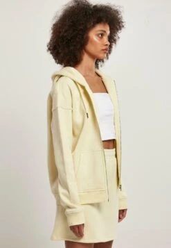 URBAN CLASSICS Sweater Met Rits - Softyellow -Urban Classics ad48b763faf84b0bb4f41dba77ec157e